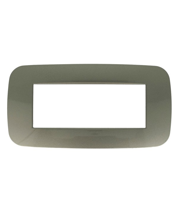 SANDASDON Placca Futura 6M Titanio Compatibile Con Con Bticino Axolute
