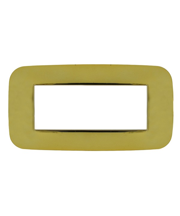 SANDASDON Placca Futura 6M Oro Lucido Compatibile Con Con Bticino Axolute