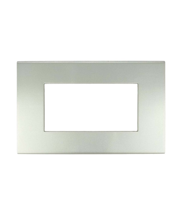 SANDASDON Placca Flat Slim Sottile 4M Titanio Compatibile Con Bticino Axolute Air
