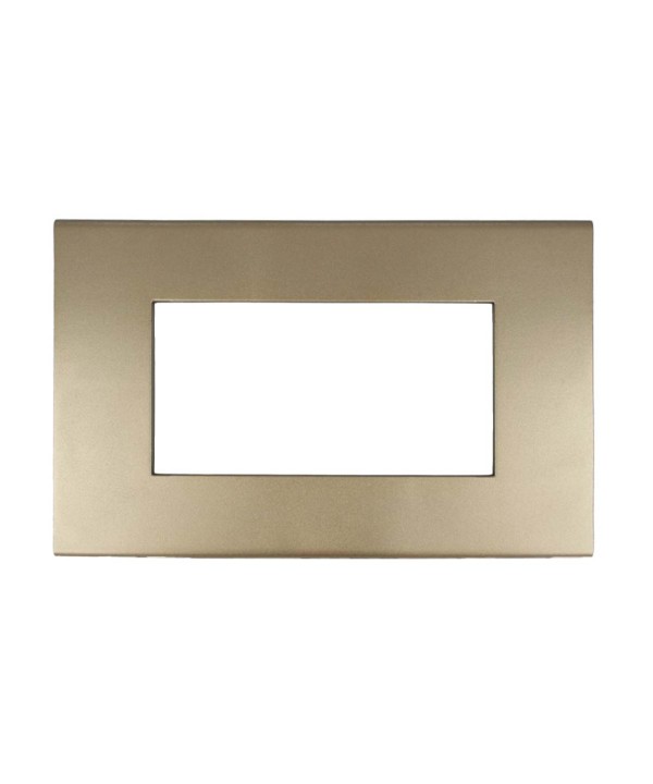 SANDASDON Placca Flat Slim Sottile 4M Bronzo Compatibile Con Bticino Axolute Air