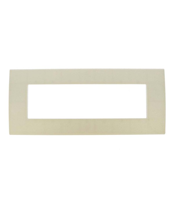 SANDASDON Placca Flat Slim Sottile 6M Sabbia Compatibile Con Bticino Axolute Air