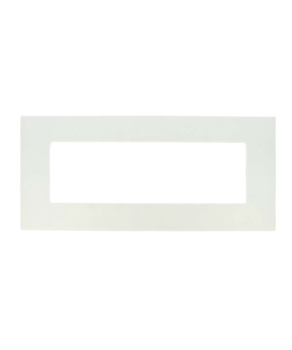 SANDASDON Placca Flat Slim Sottile 6M Bianco Compatibile Con Bticino Axolute Air