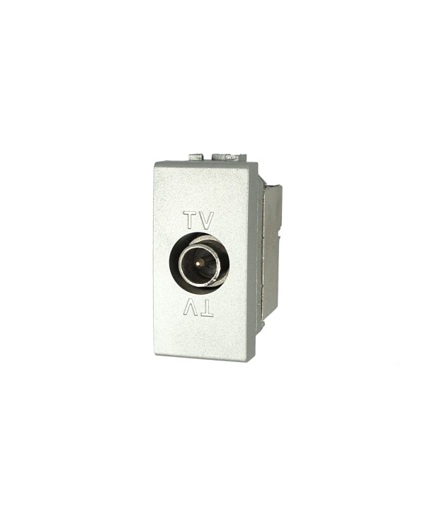 SANDASDON Presa TV Terminale Maschio Grigio Compatibile Con Bticino Living