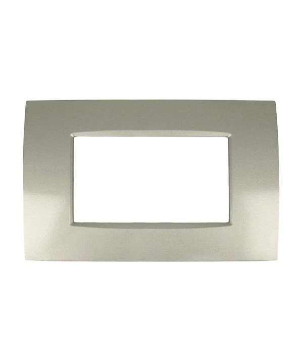 SANDASDON Placca Slim Sottile 4M Titanio Compatibile Con Bticino Living Light Air