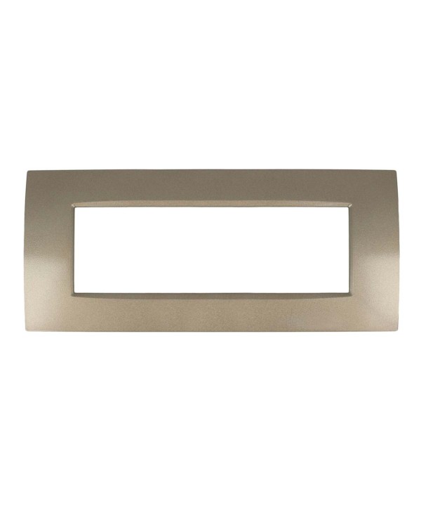 SANDASDON Placca Slim Sottile 7M Acciaio Bronzo Compatibile Con Bticino Living Light Air