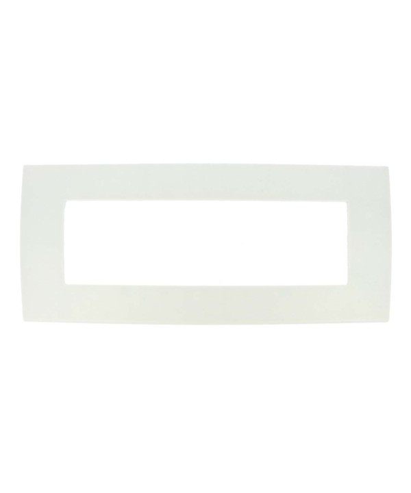 SANDASDON Placca Slim Sottile 7M Bianco Compatibile Con Bticino Living Light Air