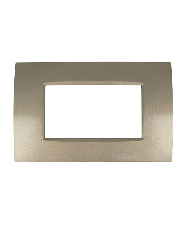 SANDASDON Placca Quadra 4M Bronzo Compatibile Con Con Bticino Living