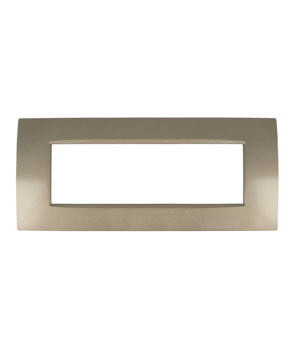 SANDASDON Placca Quadra 7M Bronzo Compatibile Con Con Bticino Living