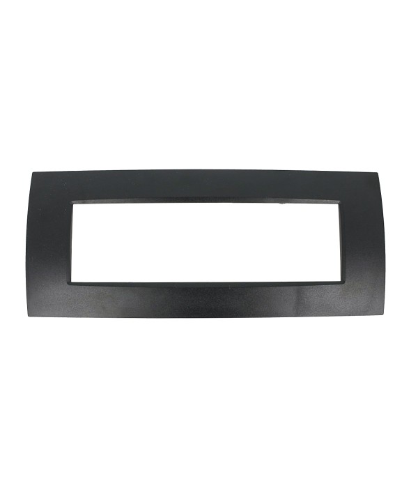 SANDASDON Placca Quadra 7M Nero Compatibile Con Con Bticino Living