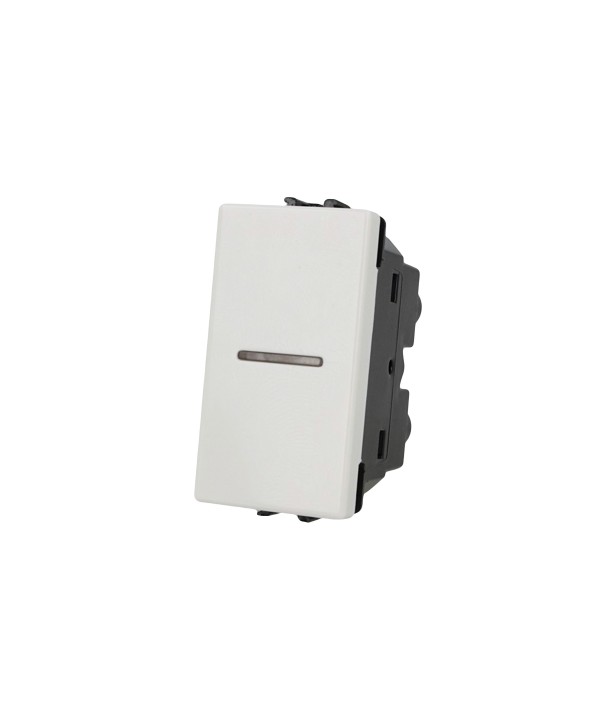 SANDASDON Interruttore Assiale 1P Unipolare 10A 230V Compatibile Con Bticino Matix