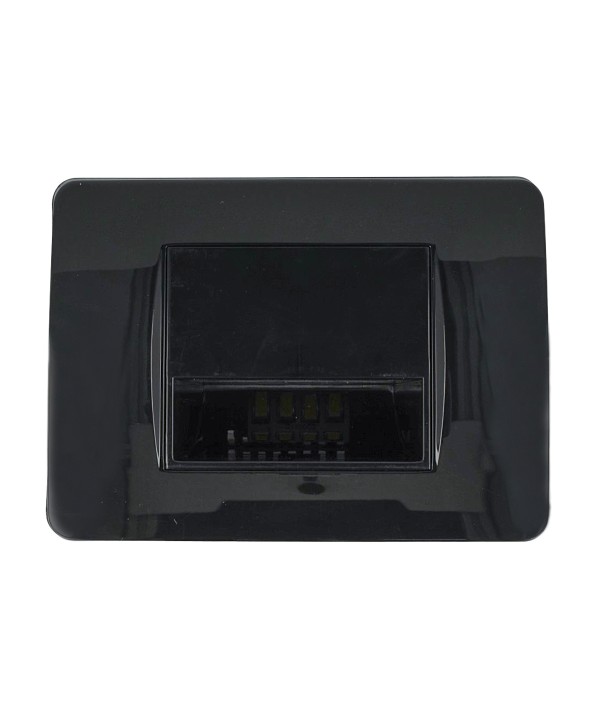 SANDASDON Segnapasso Led Nero 220V 1,6W Freddo 6500K Per Cassette 503 Compatibile Con Bticino Matix