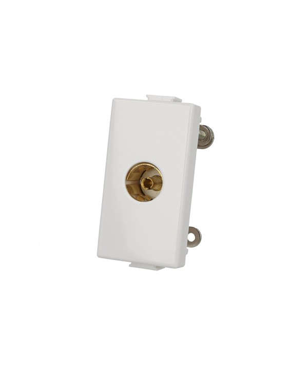 SANDASDON Presa TV Femmina Bianco Compatibile Con Bticino Matix