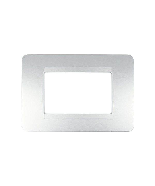 SANDASDON Placca Classic 3M Cromo Lucido Compatibile Con Bticino Matix