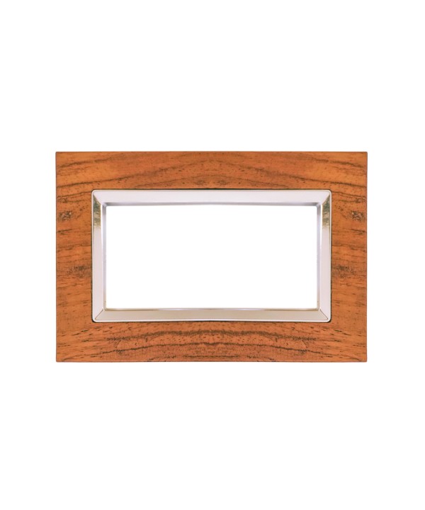 SANDASDON Placca Elegance 3M Legno Ciliegio Compatibile Con Bticino Matix