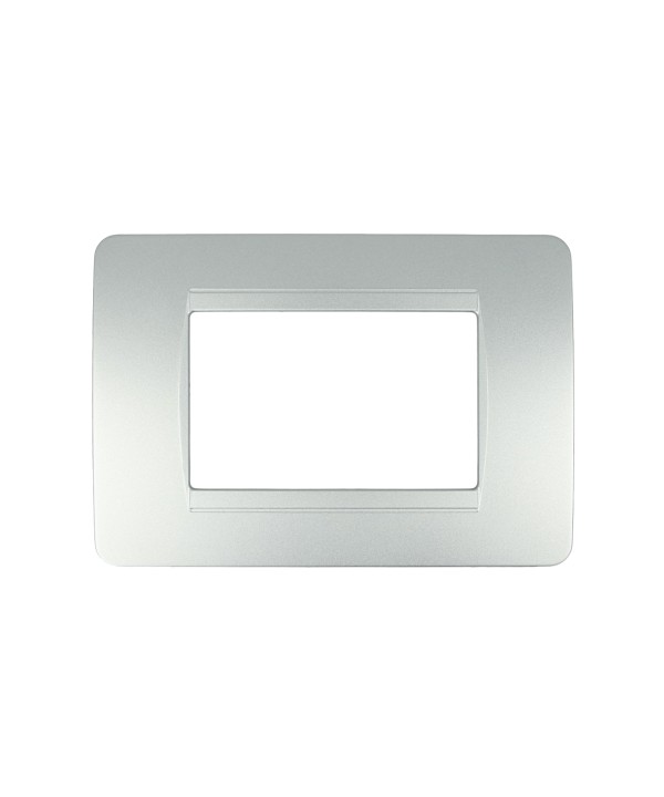 SANDASDON Placca Classic 3M Silver Compatibile Con Bticino Matix