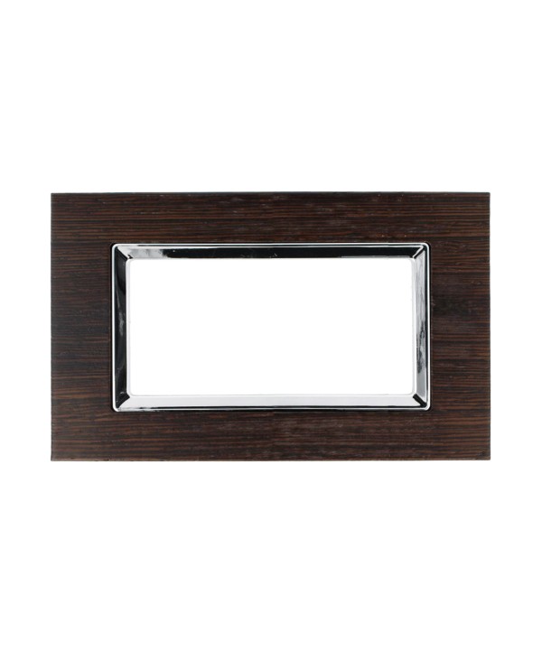 SANDASDON Placca Elegance 4M Legno Wenge Compatibile Con Bticino Matix