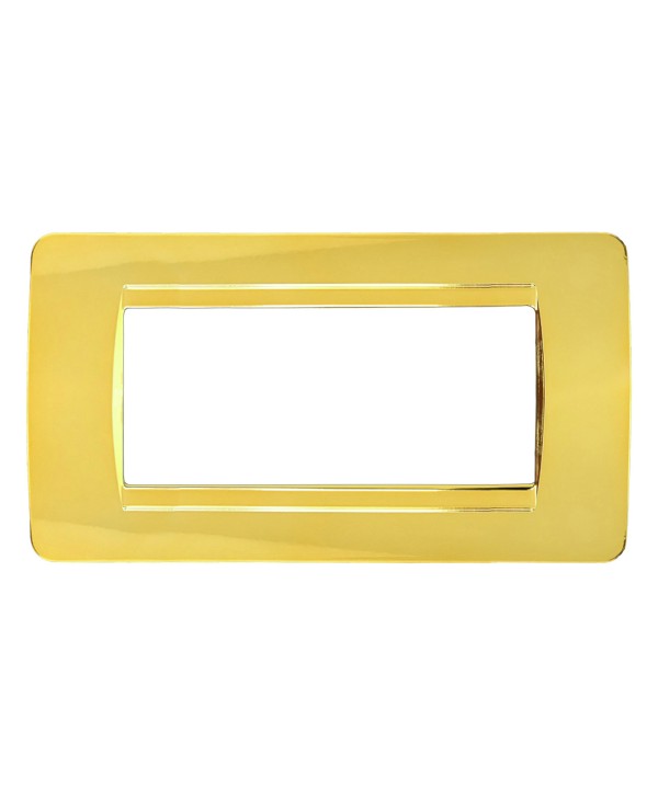 SANDASDON Placca Classic 6M Oro Lucido Compatibile Con Bticino Matix