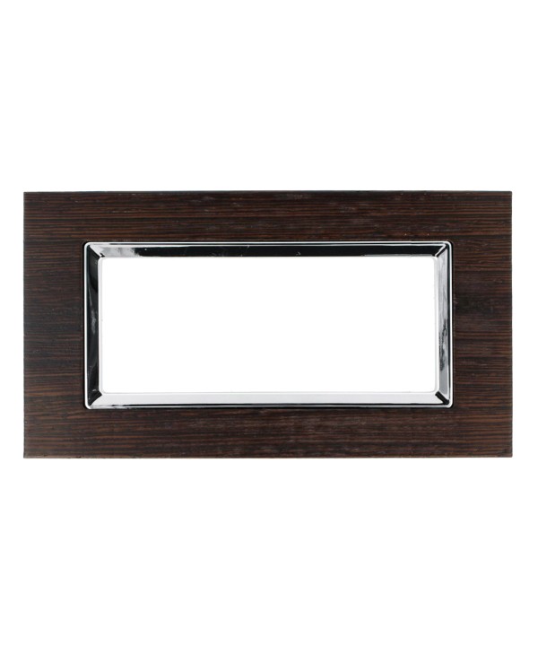 SANDASDON Placca Elegance 6M Legno Wenge Compatibile Con Bticino Matix