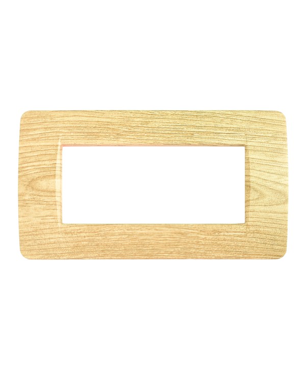 SANDASDON Placca Classic 6M Legno Scuro Compatibile Con Bticino Matix