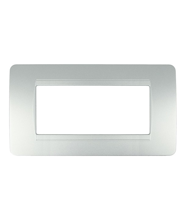 SANDASDON Placca Classic 6M Silver Compatibile Con Bticino Matix