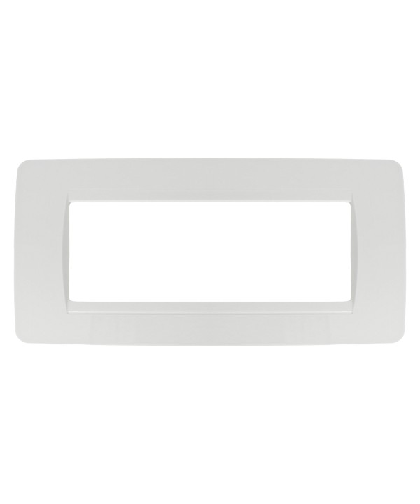 SANDASDON Placca Classic 6M Bianco Compatibile Con Bticino Matix