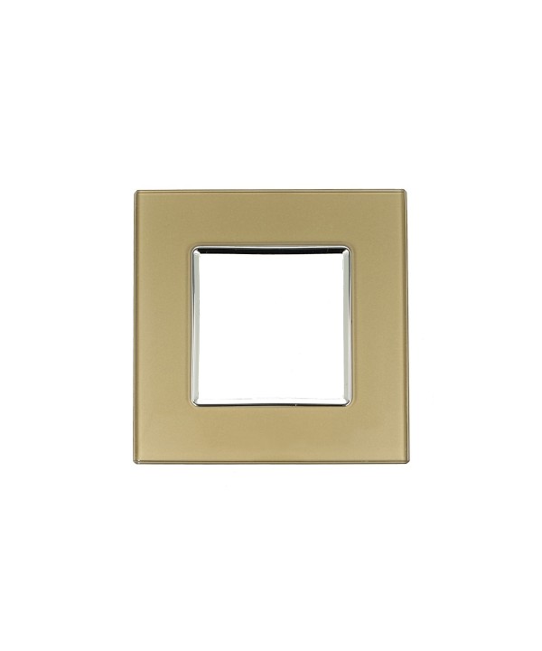 SANDASDON Placca Vitra 2M Bronzo Compatibile Con Vimar Plana