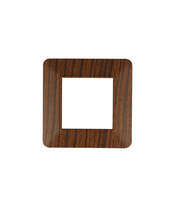 SANDASDON Placca Basic 2M Radica Compatibile Con Vimar Plana