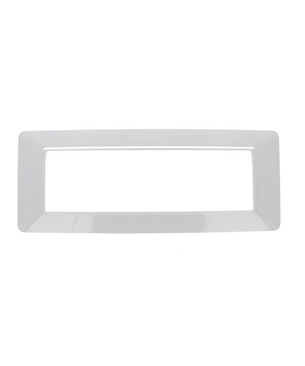 SANDASDON Placca Basic 7M Bianco Compatibile Con Vimar Plana