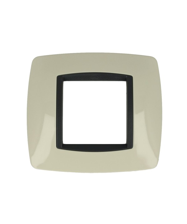 SANDASDON Placca Bombe 2M Colore Sabbia Compatibile Con Bticino Living International