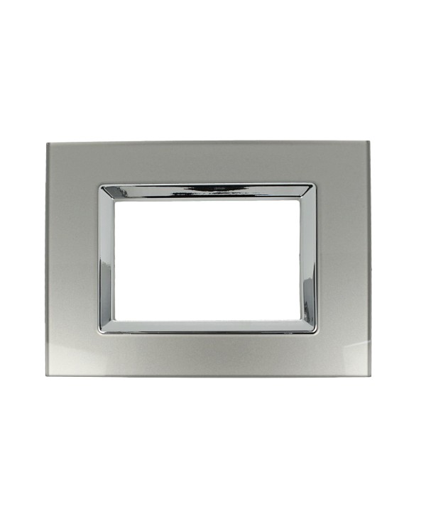 SANDASDON Placca Plexi 3M Titanio Plexiglass Compatibile Con Bticino Living