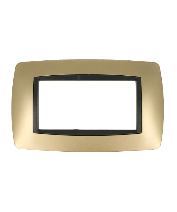SANDASDON Placca Bombe 4M Oro Compatibile Con Bticino Living Internationall