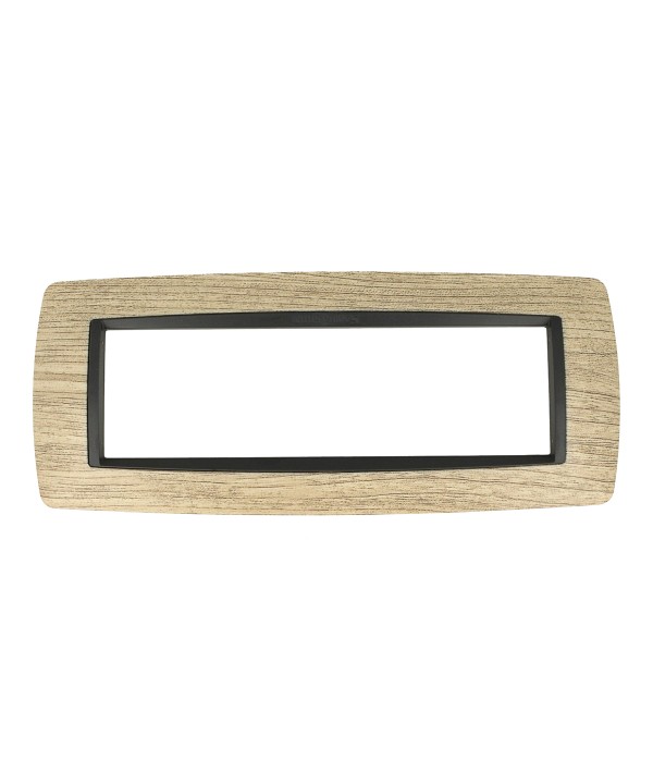 SANDASDON Placca Bombe 7M Legno Chiaro Compatibile Con Bticino Living International