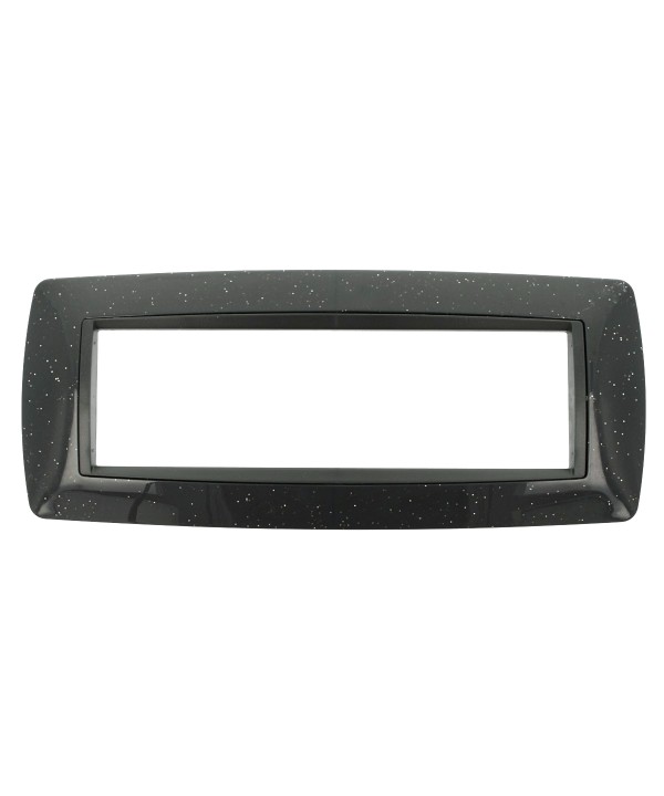 SANDASDON Placca Bombe 7M Nero Flash Compatibile Con Bticino Living Internationall