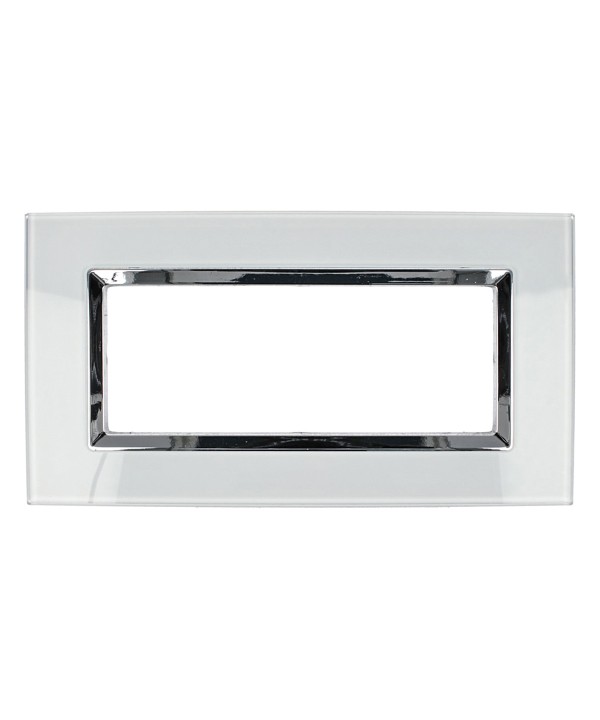 SANDASDON Placca Plexi 7M Bianco Plexiglass Compatibile Con Bticino Living