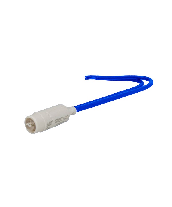 SANDASDON Lampada Led Blu 220V 0.5W Compatibile Con Vimar Plana e Arke