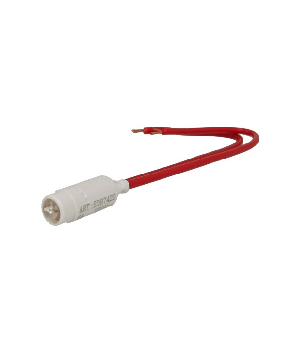 SANDASDON Lampada Led Rosso 220V 0.5W Compatibile Con Vimar Plana e Arke