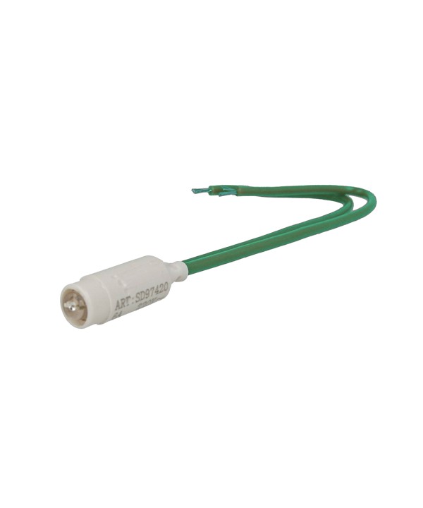 SANDASDON Lampada Led Verde 220V 0.5W Compatibile Con Vimar Plana e Arke