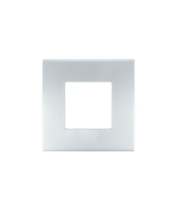 SANDASDON Placca Confort 2M Cromo Lucido Compatibile Con Vimar Arke