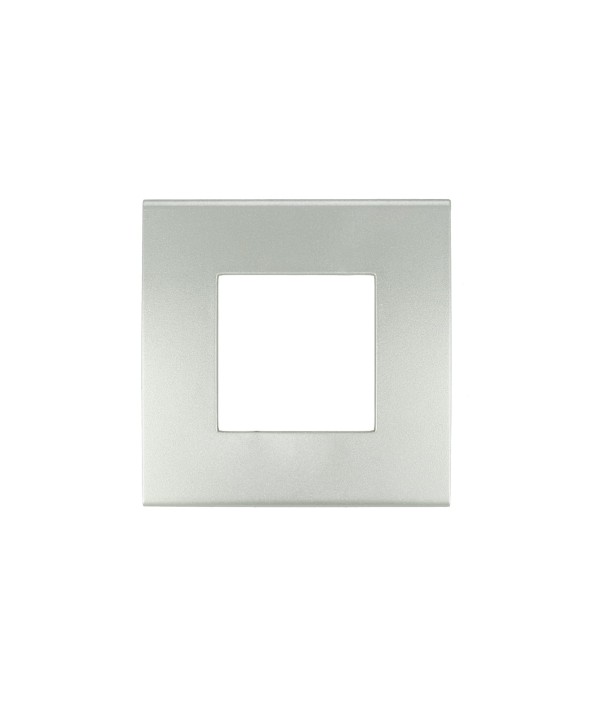 SANDASDON Placca Confort 2M Silver Compatibile Con Vimar Arke