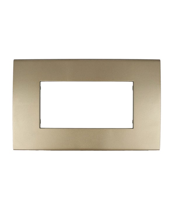 SANDASDON Placca Confort 4M Bronzo Compatibile Con Con Vimar Arke