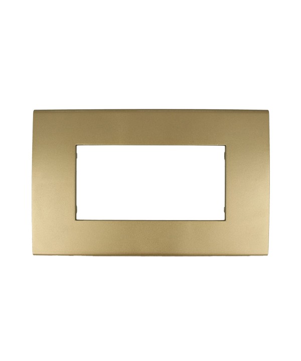 SANDASDON Placca Confort 4M Oro Compatibile Con Con Vimar Arke