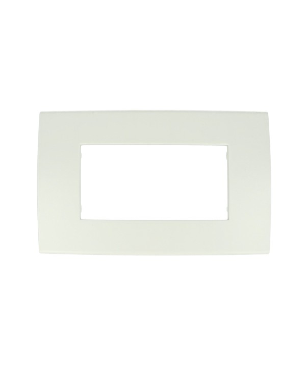 SANDASDON Placca Confort 4M Bianco Compatibile Con Con Vimar Arke