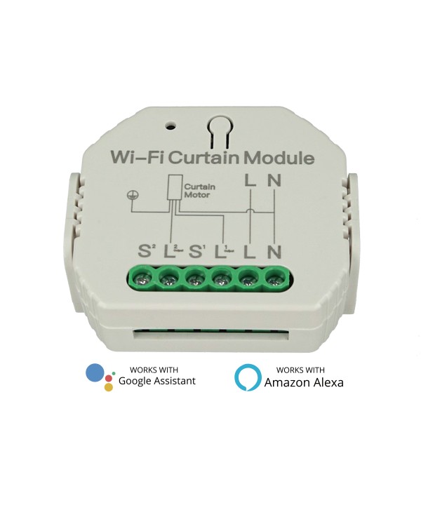 Modulo Switch Tapparelle Tende Persiane Interruttore WiFi 220V 2A Compatibile Con Alexa Google Home