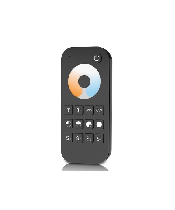 Telecomando RF 2.4GHz Radiocomando CCT Bianco Dinamico Con Disco Touch Per 1 Zona Magnetico Compatibile Con Alimentatore Skydance