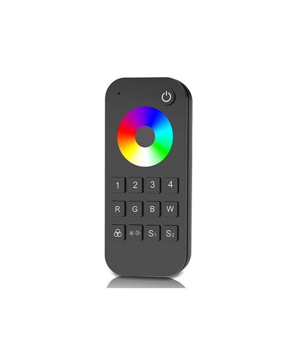 Telecomando RF 2.4GHz Radiocomando RGB Con Disco Touch Per 4 Zone Magnetico Compatibile Con Alimentatore Skydance