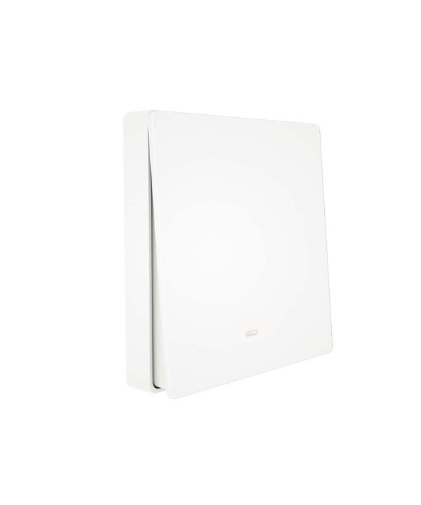 Interruttore Da Parete Wireless WiFi + RF 433 Con 1 Tasto Attacco Semplice Dove Si Vuole Senza Filo