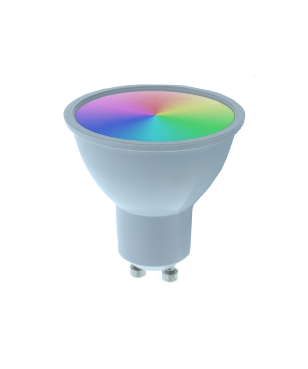Smart Lampada Faretto Led GU10 5W WiFi RGB CCT Dimmerabile APP Compatible Amazon Alexa Google Home