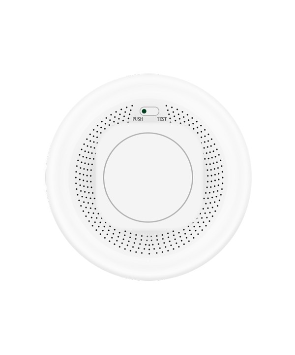 ZigBee Sensore Fumo Rilevatore di Incendio Allarme Antincendio con Sensore Fotoelettrico Indipendente