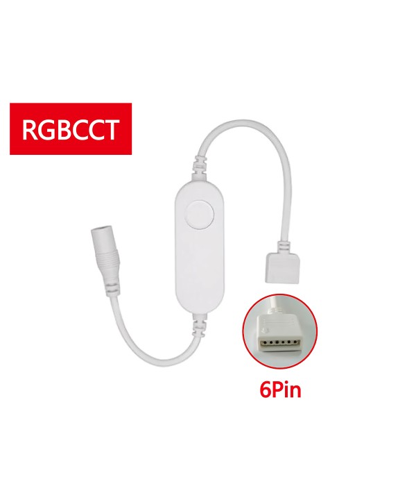 Mini ZigBee Controller 12V 24V 5 Canali Per Striscia Led RGB+CCT APP Tuya HUE Compatibile Con Alexa Google Home