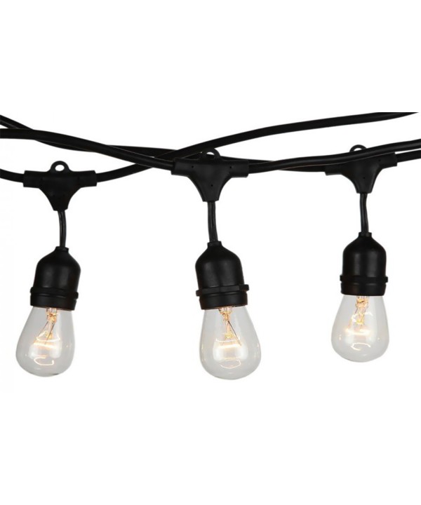 Stringa Catena Impermeabile IP54 Con 10 Attacchi E27 Rotolo da 5 Metri Per Giardino Festa Matrimonio Natale Halloween SKU-3698